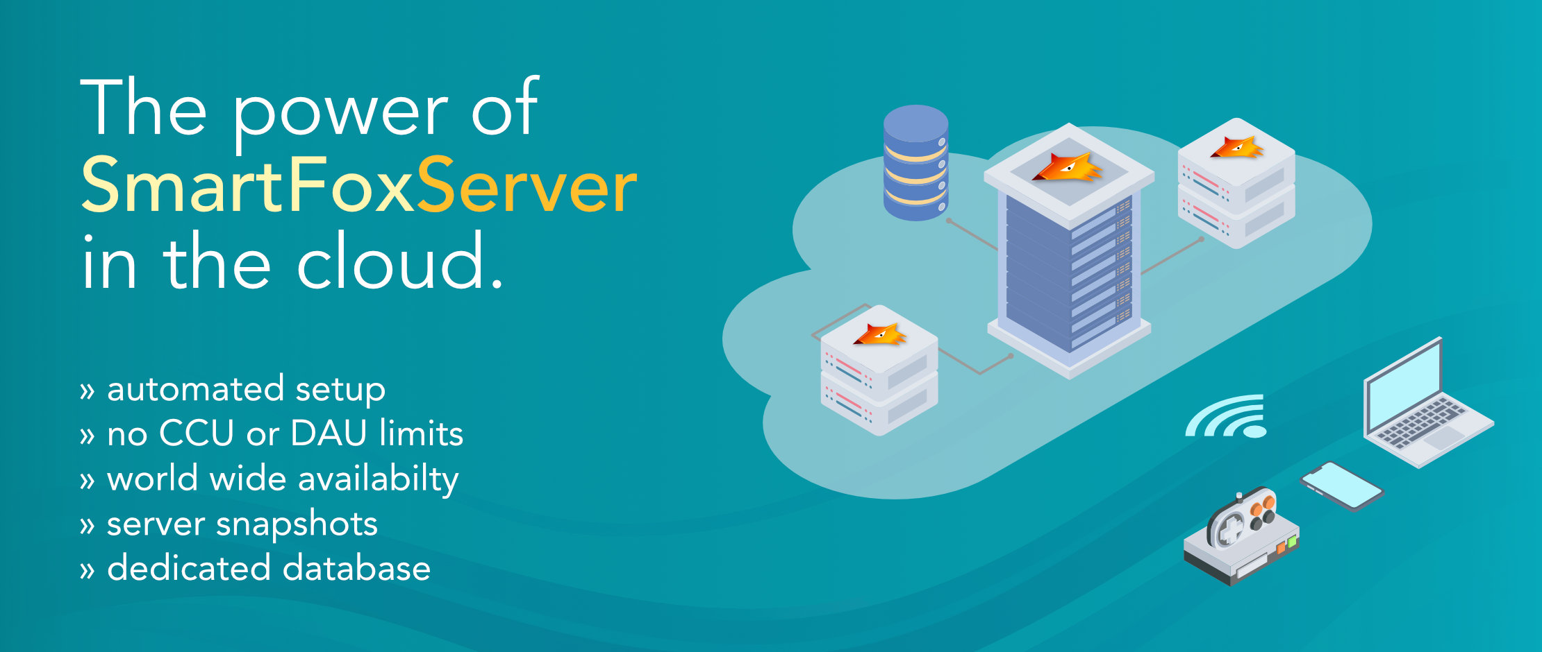 The power of SmartFoxServer in the cloud